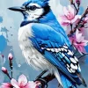 Blue Jay Diamond Painting