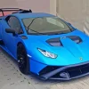 Blue Lamborghini Diamond Painting