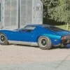 Blue Lamborghini Miura Diamond Painting
