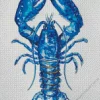 Blue Lobster Art Diamond Painting