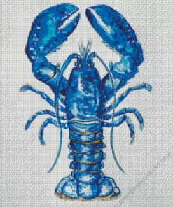 Blue Lobster Art Diamond Painting