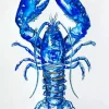 Blue Lobster Art Diamond Painting