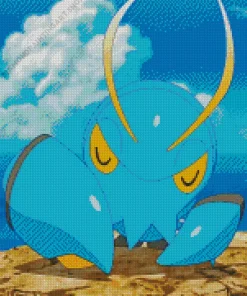 Blue Lobster Pokemon Diamond Painting