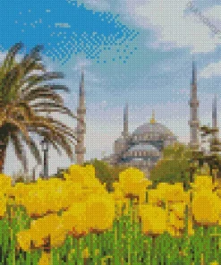 Blue Mosque Diamond Painting