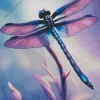 Blue Purple Dragonfly Diamond Painting