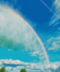 Blue Sky Rainbow Diamond Painting