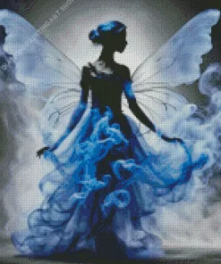 Blue Smoke Fairy Diamond Painting