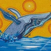 Blue Whale Art Diamond Painting