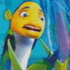 Blue Yellow Fish Oscar Diamond Painting