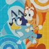 Bluey And Bingo Diamond Painting