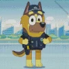 Bluey German Shepherd Diamond Painting