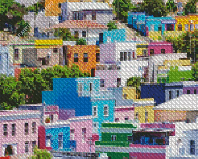 bo kaap africa Diamond By Numbers