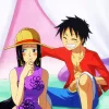 Boa Hancock And Luffy Diamond Painting