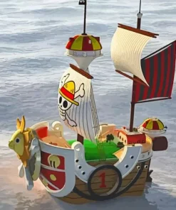 Boat From One Piece Diamond Painting