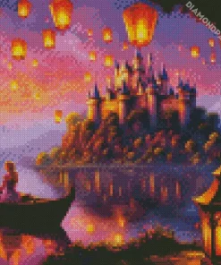Boat From Tangled Diamond Painting