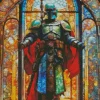 Boba Fett Stained Glass Diamond Painting