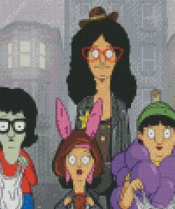 Bobs Burgers Halloween Diamond Painting