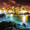Boccadasse At Night Diamond Painting