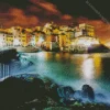 Boccadasse At Night Diamond Painting