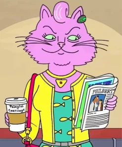 Bojack Horseman Princess Carolyn Diamond Painting