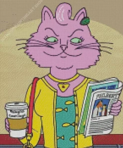 Bojack Horseman Princess Carolyn Diamond Painting