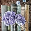Books With Flowers Diamond Painting