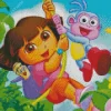 Boots And Dora Diamond Painting