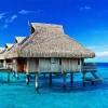 Bora Bora Huts Diamond Painting