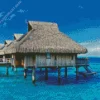 Bora Bora Huts Diamond Painting