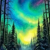 Borealis Trees Diamond Painting