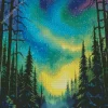 Borealis Trees Diamond Painting