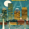Boston City Poster Diamond Painting