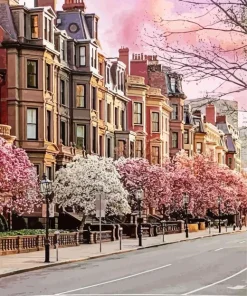 Boston Streets Diamond Painting