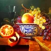Bowl Of Fruit Still Life Diamond Painting