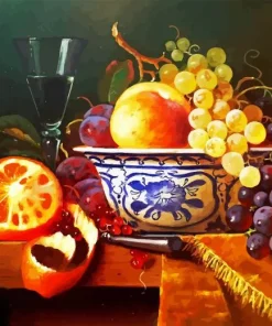 Bowl Of Fruit Still Life Diamond Painting