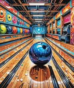 Bowling Game Diamond Painting