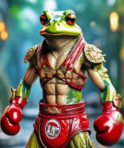Boxer Frog Diamond Painting