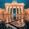 Brandenburg Gate At Night Diamond Painting