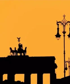 Brandenburg Gate Silhouette Diamond Painting
