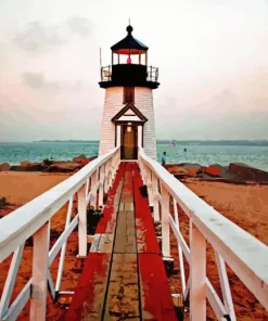 Brant Point Light Diamond Painting