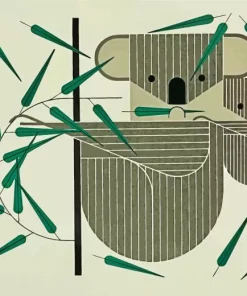 Charley Harper Koala Diamond Painting