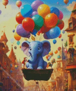 Circus Elephant Diamond Painting