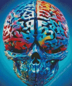 Colorful Brain Art Diamond Painting