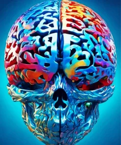 Colorful Brain Art Diamond Painting