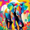 Colorful Elephant Pop Art Diamond Painting