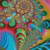 Colorful Fractal Diamond Painting