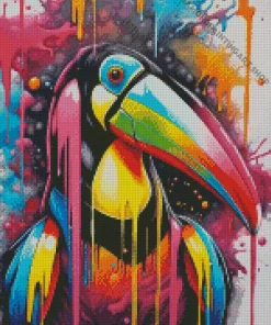 Colorful Toucan Diamond Painting
