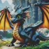 Cool Dragon Baby Art Diamond Painting