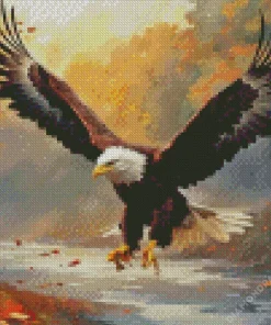 Cool Flying Eagle Diamond Painting