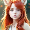 Cool Fox Girl Art Diamond Painting